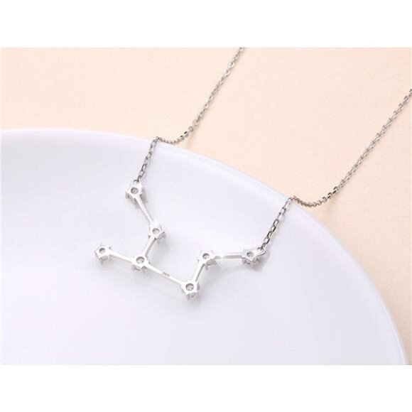 925 Sterling Silver CZ Astrology 12 Constellation Horoscope Sign Astrology - Picture 5 of 7